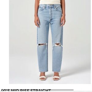 AGOLDE
90s mid rise straight